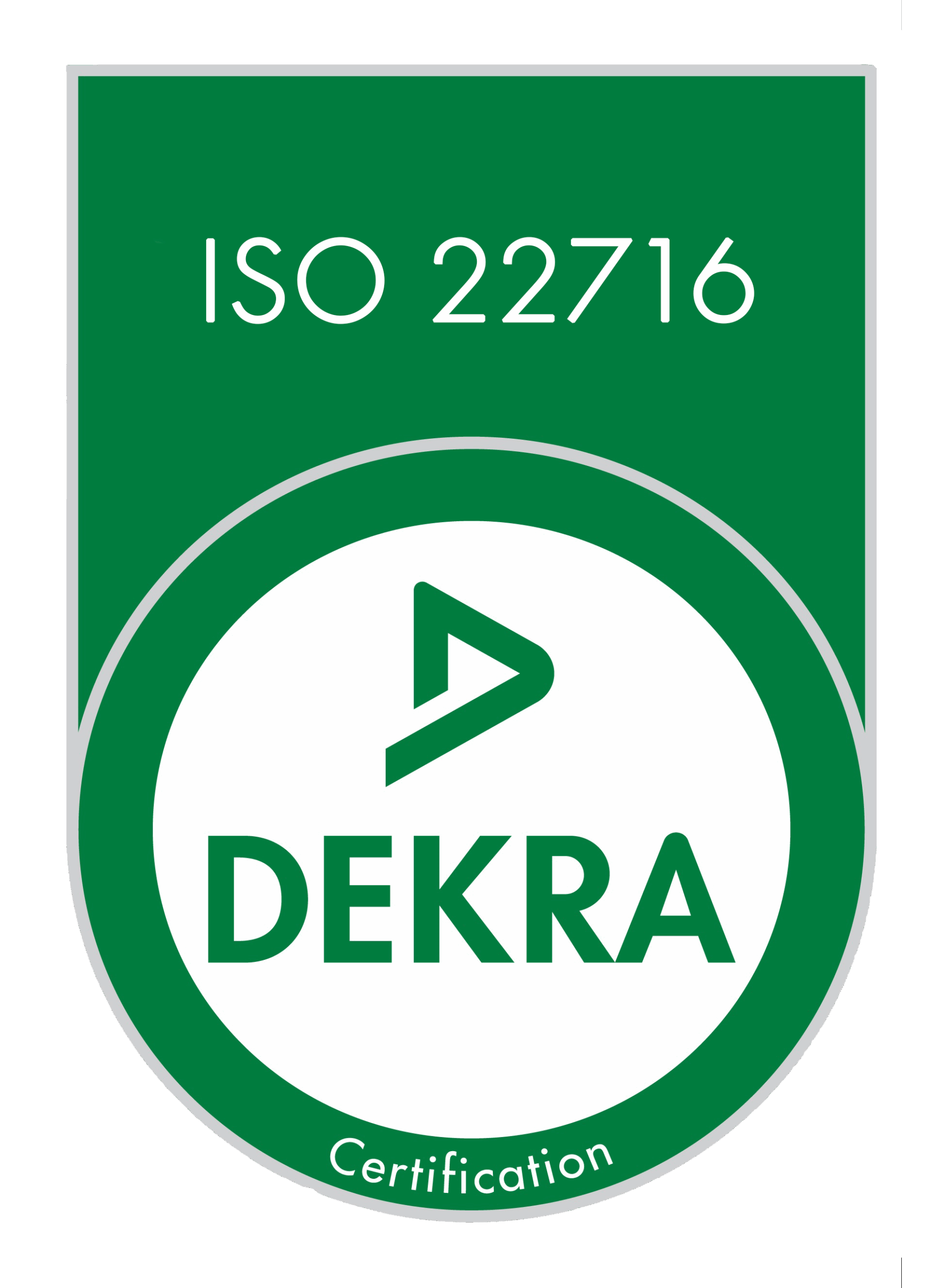 certification ISO 22716 DEKRA