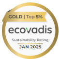 médaille Gold d’Ecovadis